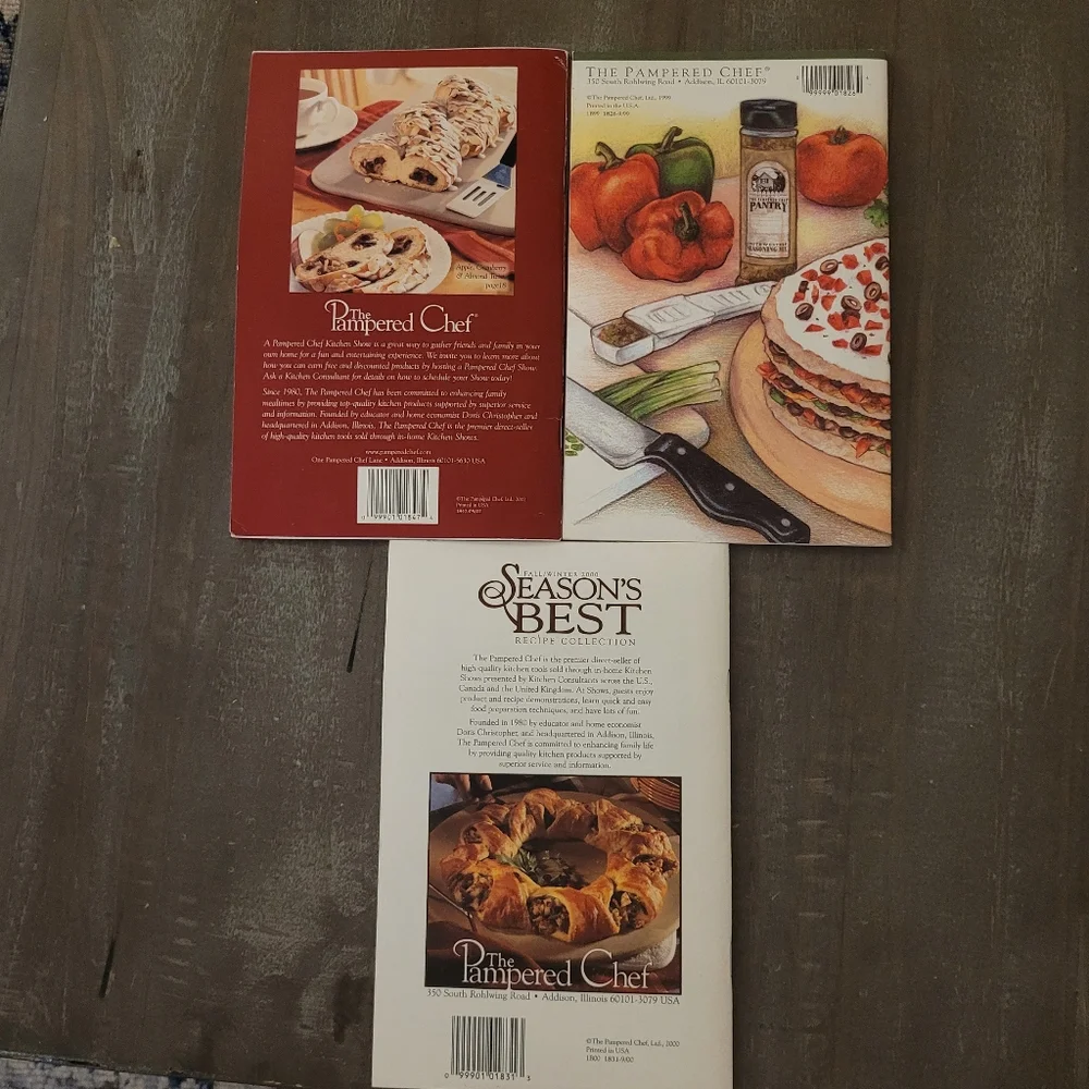 The Pampered Chef Season's Best Recipe Collection Cooking Kitchen  Baking